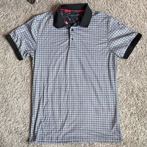 Super comfort Pattern Gray and Black Polo Shirt